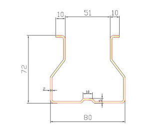 Rotolo galvanizzato dello scaffale di stoccaggio del metallo che forma macchina per la fase del magazzino 380V 50Hz 3