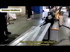 Alta velocità 100 metri/minuto Omega U Channel Wall Angle Light Keel Drywall Roll Forming Machine